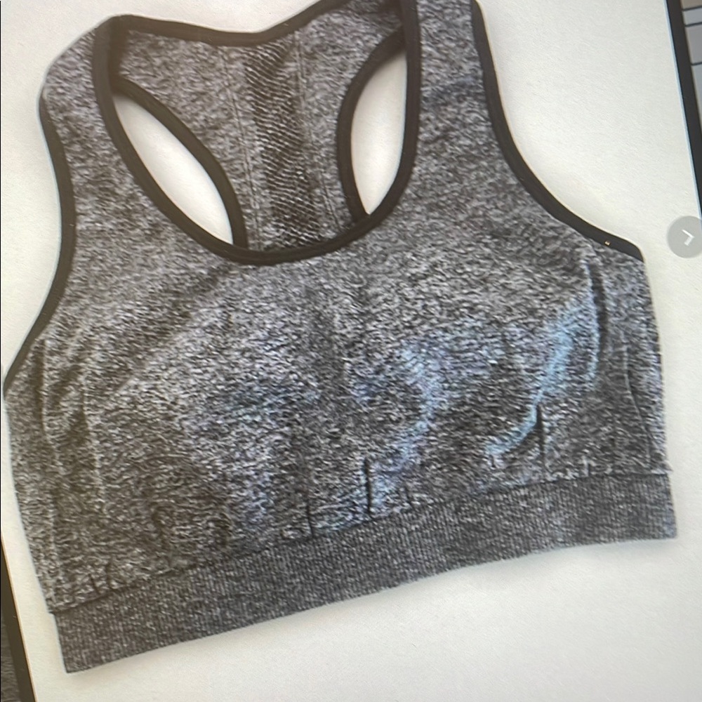 Gray Sports Bra